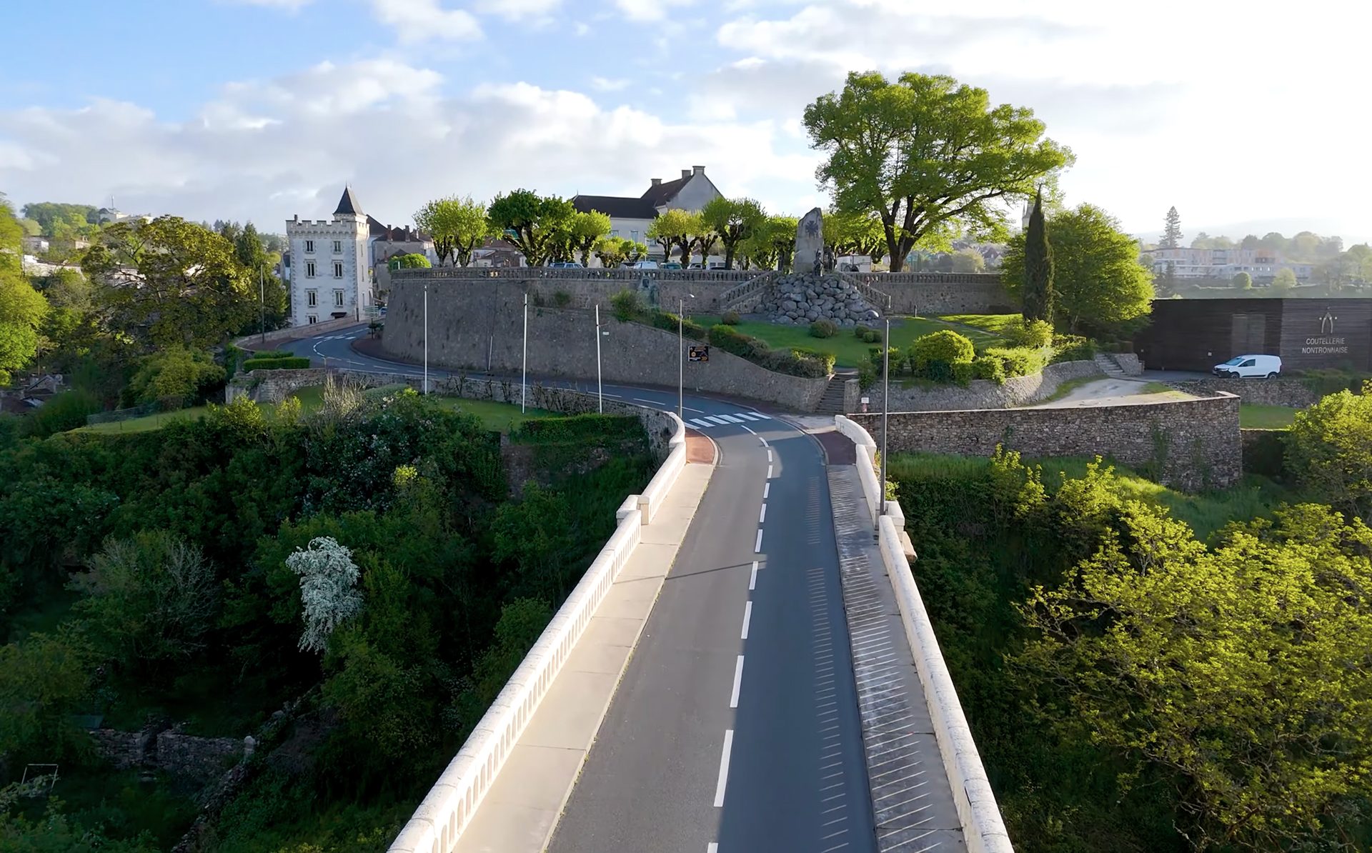 Vidéo drone du territoire de Nontron pour les JO 2024